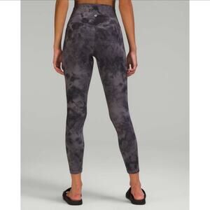 Lululemon Align High-Rise Pant 25" Diamond Dye Pitch/Graphite Grey Size 12